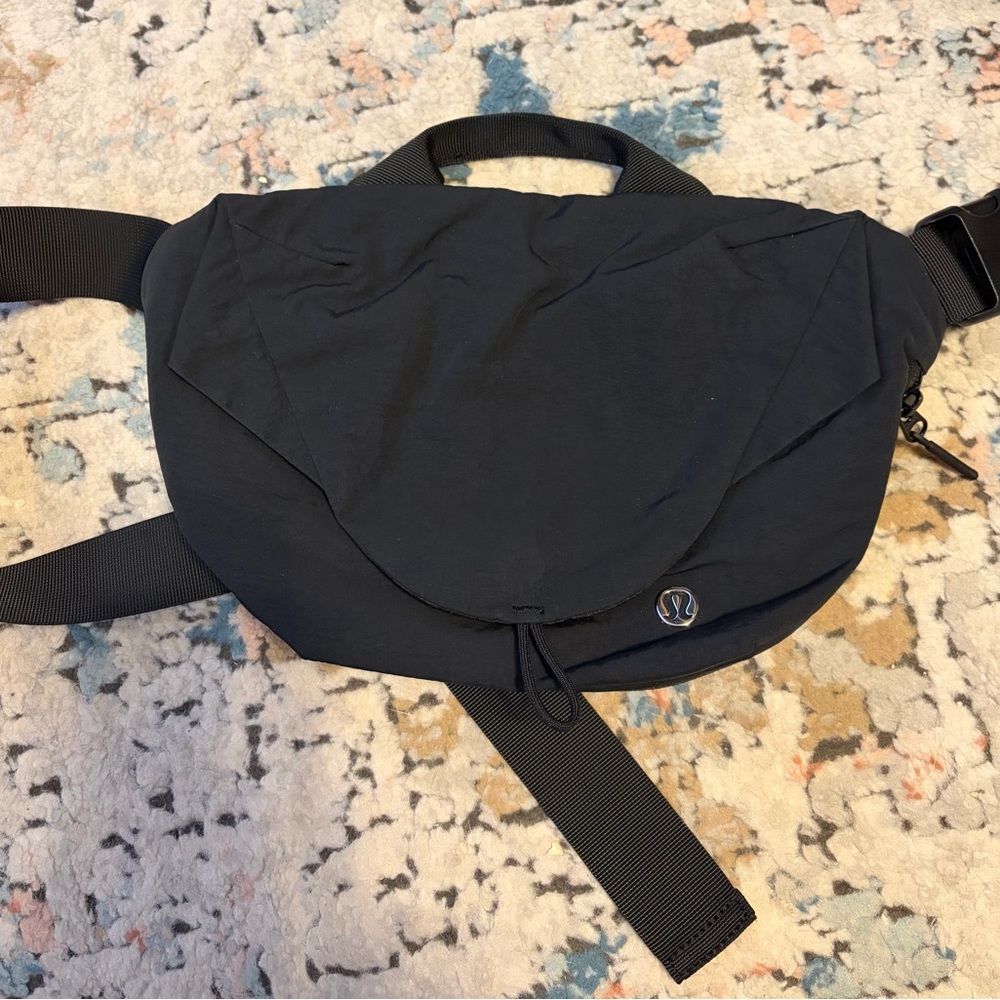 Lululemon Black Curved Crossbody